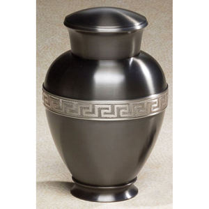 Urne de crémation pour adultes en métal en laiton élégant de qualité supérieure pour les cendres avec options de gravure personnalisées disponibles en vrac - Product Image 1