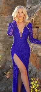 LH High Quality Bridal Luxury Lace 3D Sequin Embroidery <b>Fabric</b> With Beaded for Wedding Evening Gown - Product Image 3