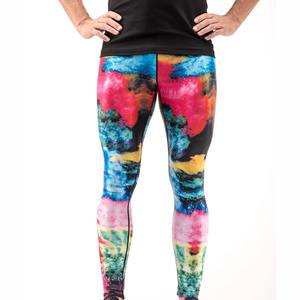 Leggings Deportivos Sublimados Personalizados al por Mayor para Hombre, Cintura Alta, Compresión, Mallas de Entrenamiento, MOQ Bajo, Ropa Deportiva - Product Image 1