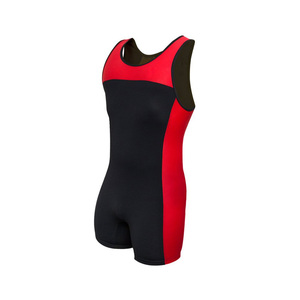 เสื้อกล้ามนักมวยปล้ำผ้าสแปนเด็กซ์/ โพลีเอสเตอร์ระบายอากาศได้ดีน้ำหนักเบาออกแบบได้ตามที่ต้องการ - Product Image 5