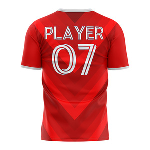 Camiseta de Fútbol Sublimada, Uniforme de Fútbol Personalizado y Transpirable, Kits de Uniformes para Equipos Escolares, Ropa Deportiva de Fútbol - Product Image 2