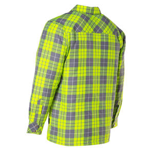 Buena calidad Logo impresión Oversize Casual barato Plain Plaid franela botón Up camisas para hombres - Product Image 6
