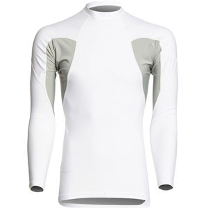 T-shirt de compression sportive pour homme, durable, à séchage rapide, tissu extensible, MMA, BJJ, surf, entraînement, logo personnalisé, Rash Guard - Product Image 1
