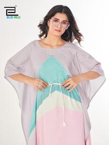 New Heavy Designer Style Fancy Crape Embossed Maruti Fashion <b>Kurti</b> Free Size Available up Plus Size for Women Wear Factory Price - Product Image 5