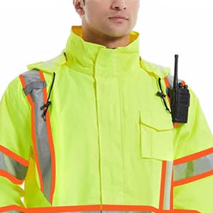 Veste réfléchissante personnalisée avec tissu de sécurité respirant pour les chantiers de construction et industriels, téléchargée par Dress Sports - Product Image 2