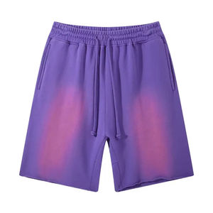 Shorts de jogging décontractés pour hommes, vêtements de sport d'été, séchage rapide, coton French Terry, look vintage délavé à l'acide - Product Image 6