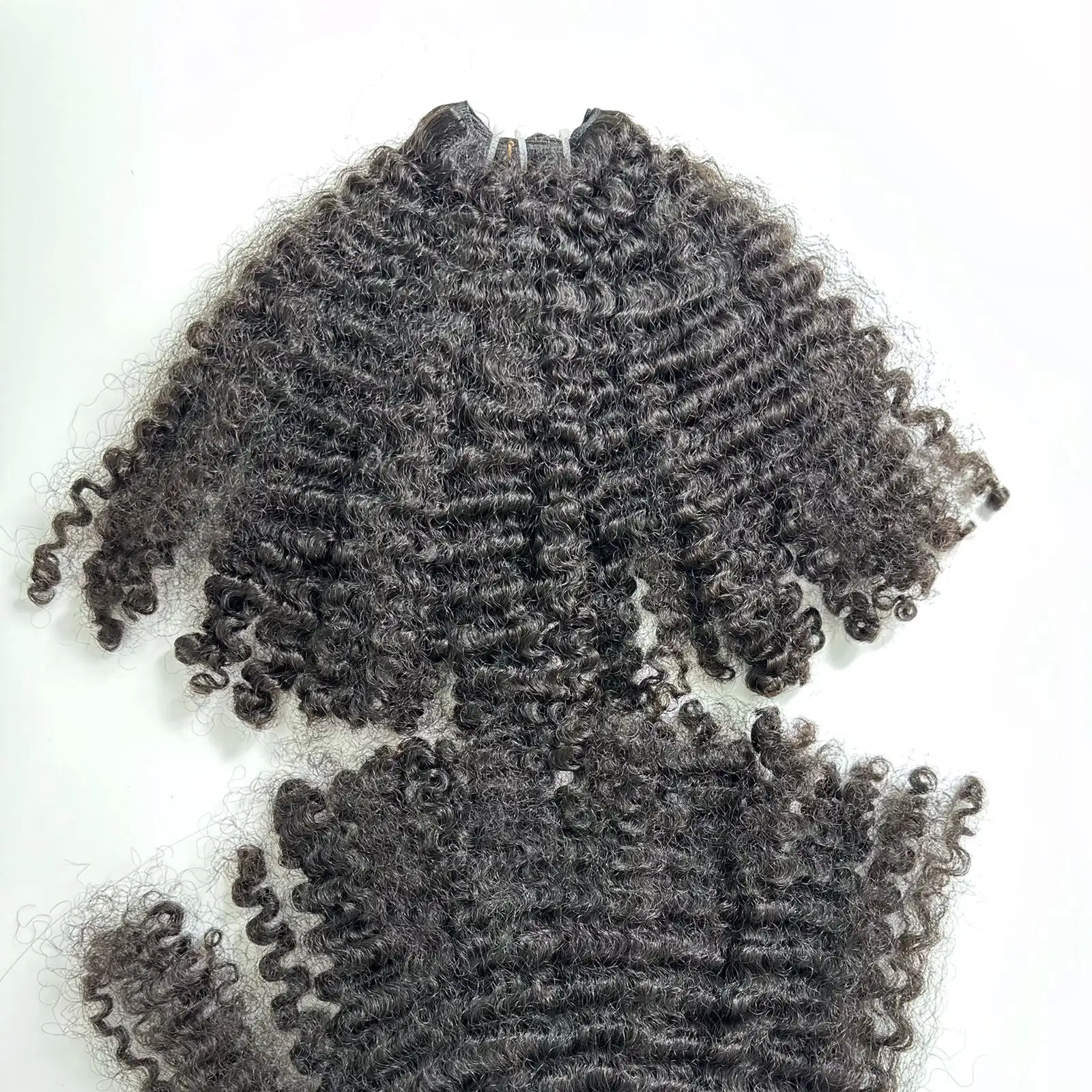 सबसे अच्छा बाल कच्चे बर्मी किंकी कर्ल मानव बाल किंकी कर्ल मानव बंडल बाल 10-32 इंच