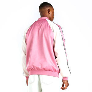 Chaqueta de Satén con Capucha para Hombre, Diseño Personalizado 2024, de Alta Calidad, Larga, Delgada, con Cuello Alto, Precio al por Mayor - Product Image 5