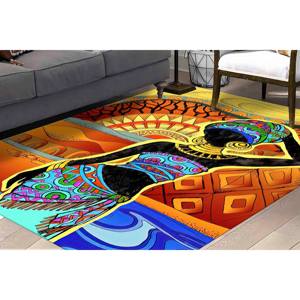Alfombra de Arte Africano con Diseño de Mujer: Alfombra Decorativa Étnica Antideslizante, con Pelo Suave - Product Image 4