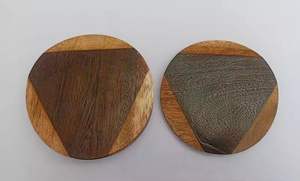 Modern Luxury Vintage Framed Wooden <b>Coasters</b> Cork <b>Glass</b> Cup Holders for Dining Weddings Parties - Product Image 4
