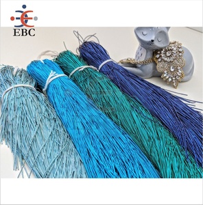 Alambre de lingotes metálico francés Alambre de lingotes Dabka suave para bordado a mano Zardozi Ari trabajo y Material de fabricación de joyas - Product Image 4