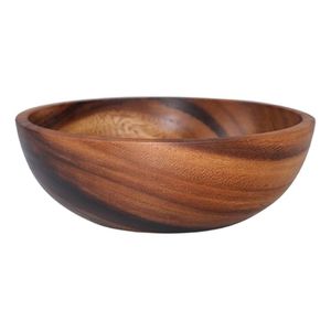 Bol artisanal en bois fait à la main avec texture naturelle sans BPA et écologique pour les repas et l'affichage - Product Image 3