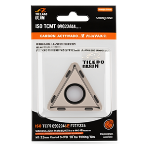 Inserto de Torneado Indexable ISO TCMT 090204E-FF2T7325 D.2.5mm MT-CVD con Recubrimiento, Paquete de 10 para Herramientas de Torneado - Product Image 2