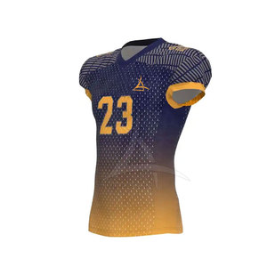 Nouveaux ensembles d'uniformes de football américain pour hommes, manches courtes, respirants, personnalisables pour les joueurs d'équipe - Product Image 4