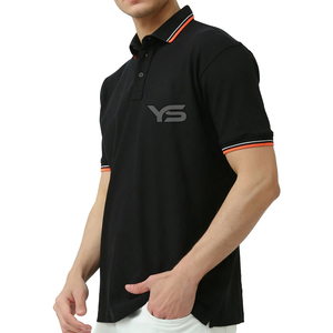 Tela mixta de Spandex de algodón de alta calidad para Polo transpirable estilo informal bordado Technics logotipo bordado personalizado - Product Image 2