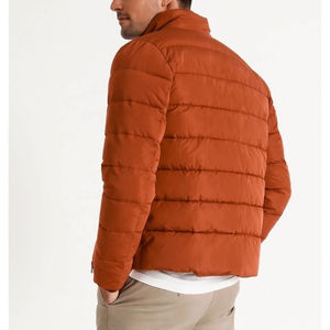 Chaqueta de Invierno Acolchada de Alta Calidad para Hombre con Color Único, Mangas Completas, Nuevo Estilo, Chaqueta Gruesa con Cierre de Cremallera, Talla Grande - Product Image 3