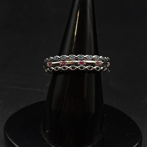 แหวนเพชร CZ รูปหัวใจประดับเพชร CZ สำหรับ s925ของขวัญแต่งงานแหวนแบบโรแมนติก18K สัญญาเปิดได้ตามต้องการ - Product Image 1