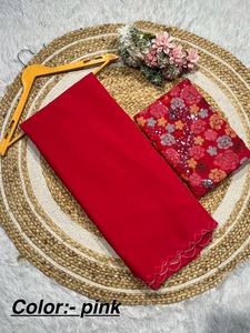 Sari de style Bollywood pour femmes indiennes et pakistanaises, sari de mariage et de fête - Product Image 2