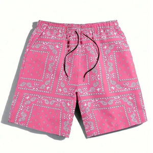 Mode Paisley 3D impression plage court unisexe en plein air rue populaire cordon conseil Shorts été tendance nouveauté maillot de bain 2025 - Product Image 3