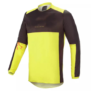 Offre Spéciale haute qualité 100% Polyester personnalisé Motocross Racing Jersey respirant Dirt Bike Racing Shirt en gros MX Racing Jersey - Product Image 6