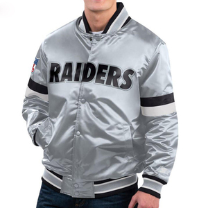Veste en satin sportive de haute qualité pour hommes, couleur unie, imperméable, réversible, poche sur le devant, épaules tombantes, pour l'hiver, vente chaude - Product Image 1