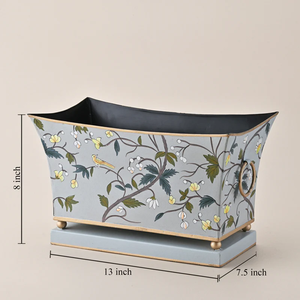 Minimalist Metal Hand Painted <b>Waste</b> <b>Bin</b> Simple Decorative Indoor Office Home Accent Clean Modern Design - Product Image 4