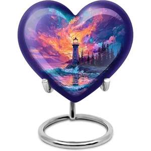 Top Quality Aluminium Wholesale Cremation <b>Urn</b> for Human & Pet Ashes Horse Print <b>Large</b> Metal Cremation <b>Urn</b> for Adult Keepsake <b>Urn</b> - Product Image 2