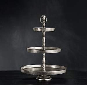 Aluminum <b>Cake</b> <b>Server</b> Stand With Strong Durable Build Perfect For Weddings Birthdays Family Gatherings And Celebration Events - Product Image 4