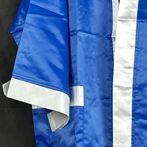 Robes de boxe pour hommes en nylon et polyester personnalisées avec votre propre conception Robes de boxe Kimono Jiu Jitsu - Product Image 5