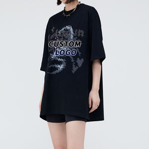 Logo personnalisé lavé à l'acide t-shirt uni blanc amusant scorpion <span class=keywords><strong>mousse</strong></span> impression décontracté ample t-shirt lourd Vintage t-shirt Homme - Product Image 5