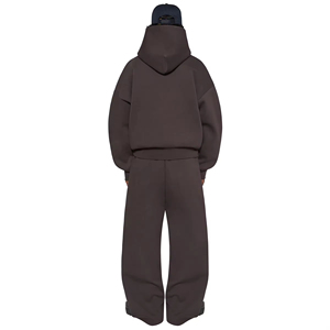 Custom Winter Breathable Cotton Heavy Weight Tracksuit Jogging Suit Sweat Suit Baggy Streetwear - Product Image 3