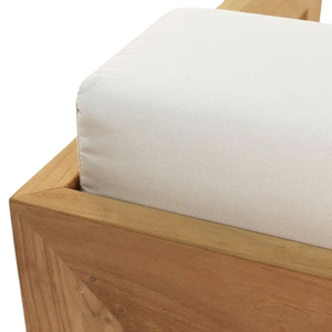 Canapé d'extérieur moderne minimaliste de haute qualité en teck massif pour hôtels et appartements, origine Indonésie - Product Image 4