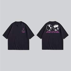 Camiseta Personalizada de Marca para Hombre, 100% Algodón, Tejido de Punto Grueso, Corte Regular, Dobladillo sin Rematar, Color Sólido, Secado Rápido, de Lujo - Product Image 6