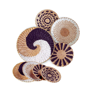 Venta superior, decoración de pared tejida ecológica, artesanía de Color personalizada con diseño Art Deco directamente del fabricante de Vietnam - Product Image 1