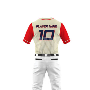 ชุดเบสบอลสำหรับผู้ชายและวัสดุระบายอากาศได้ดีชุดเบสบอลน้ำหนักเบาพิมพ์ฉลากส่วนตัว - Product Image 6