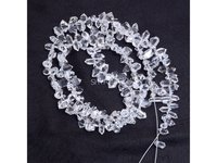 Diamant Herkimer naturel 3-6mm perles naturel brut côté percé Herkimer diamant Quartz fabrication de bijoux perles bricolage approvisionnement cristal