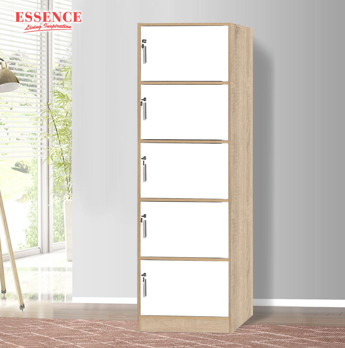 Light Sonoma Oak + White