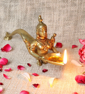 Vente chaude Diyas Pooja Accessoires Lotus Diyas Pour La Décoration De La Maison Festival Décoration Cadeaux De Noël Diwali Cadeau - Product Image 6