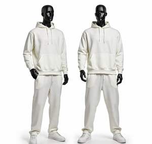 Conjuntos Deportivos de Dos Piezas Unisex al por Mayor, Personalizados, Casuales, con Capucha, para Gimnasio, Fitness, Entrenamiento, de Forro Polar Técnico, para Correr - Product Image 2