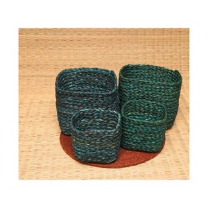 Cesta multiusos de hierba Sabai hecha a mano para almacenamiento y decoración con tejido artesanal duradero y aspecto rústico elegante - Product Image 3