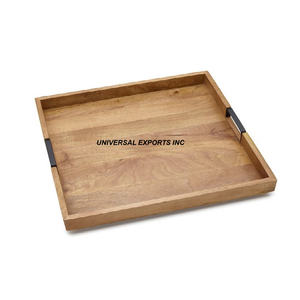 Plateau de service Rectangle en bois nouveauté plateau de chocolat fait main concepteur le plus vendu nouveau plateau de service - Product Image 3