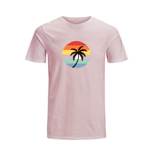 2025 Heavyweight Drop Shoulder Boxy Fit camiseta para hombres 100% algodón camiseta al por mayor logotipo personalizado Dtf tejido brillante Camiseta - Product Image 4