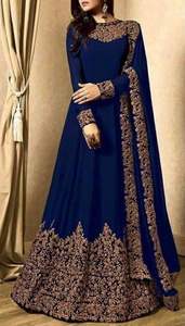 2022ชุดเดรสแม็กซี่3ชิ้นผ้าชีฟองอินเดีย/ปากีสถานชุดปาร์ตี้ล่าสุดชุดปาร์ตี้ - Product Image 2