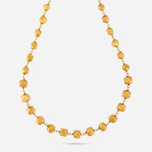 189473 Antique Mala Fine <b>Beaded</b> <b>Necklaces</b> - Product Image 1