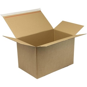 Automatic Single-Wall Bottom Corrugated <b>Cardboard</b> Brown SK B4 Q.1.3B Pack Size 20-400x260x250mm Dimensions - Product Image 1