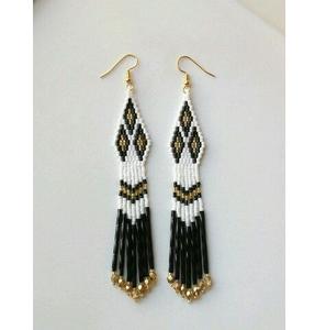 Pendientes elegantes con cuentas de semillas de cristal para mujeres modernas - Product Image 5
