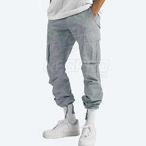 Vente en gros de pantalons cargo décontractés légers pour hommes Sportswear Spring Use Dark Wash 100% Cotton Eco-Friendly Breathable - Product Image 5