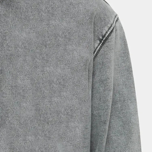 Sweat-shirt à capuche unisexe en coton 100% très vendu, de haute qualité, uni, d'hiver, personnalisé, imperméable, léger, pour homme, style occidental - Product Image 4