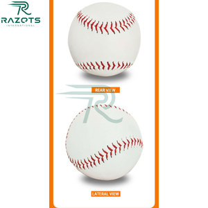 Razorts Custom Lightweight Handmade 9-Inch Professional Baseball & Softball Training Leather Baseball <b>Ball</b> - Product Image 2