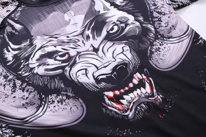 OEM Rash Guard Chemises de compression en polyester/spandex imprimées par sublimation pour le surf et le surf - Product Image 5